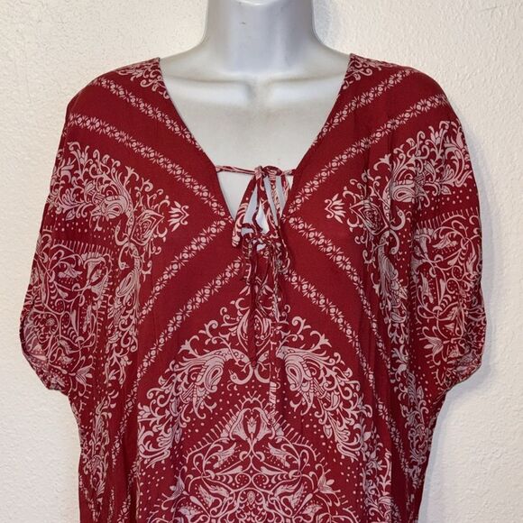 Novella Royale Margot Caftan Midi Tunic Dress Small - Picture 3 of 5